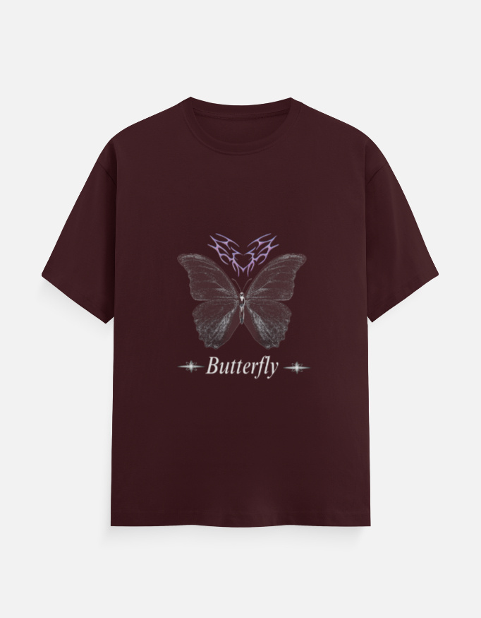 The Butterfly Tee – Graphic Edition - wizardcog.in