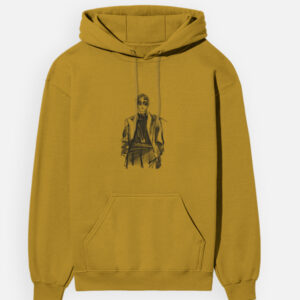 Monochrome Rebel – Unisex Heavyweight Hoodie