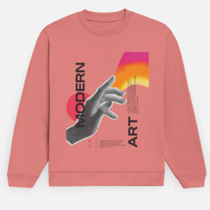 WizardCog Modern Art Sweatshirt – Creative Comfort Edition